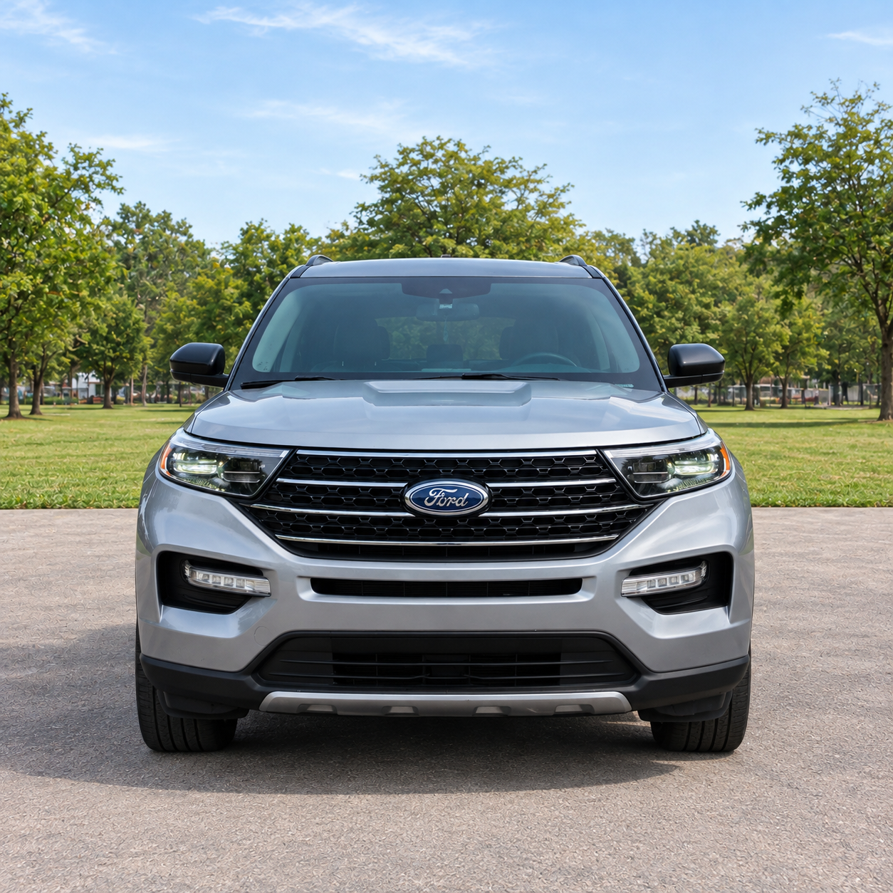 Ford Explorer visto de frente