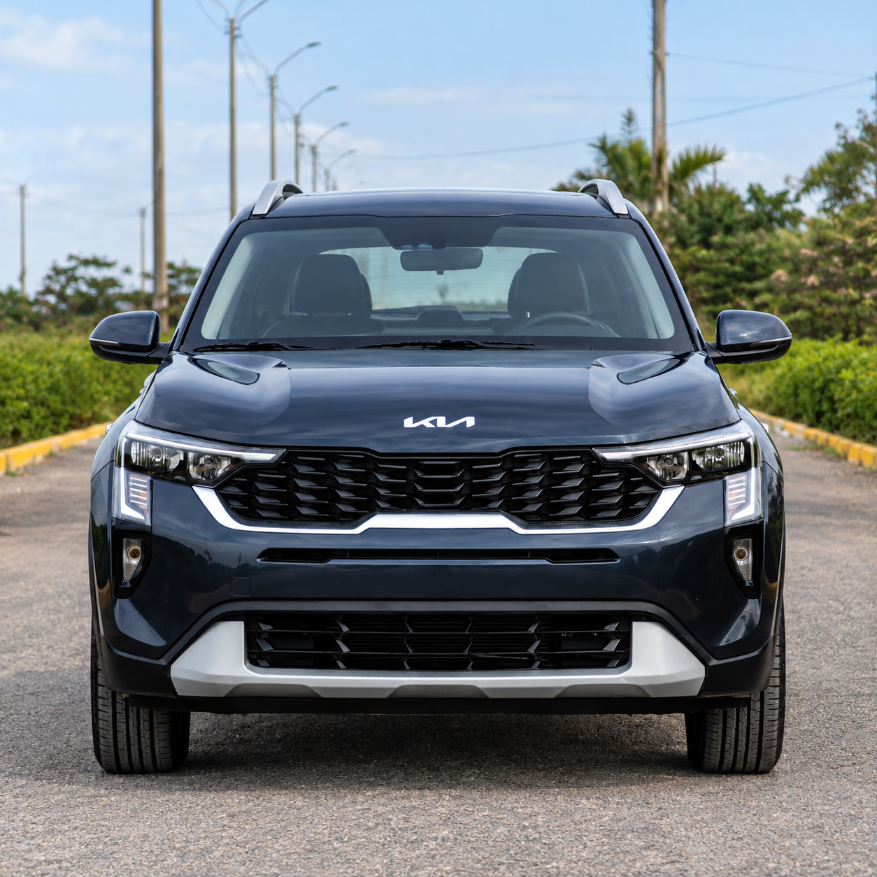 Vista frontal del Kia Sonet