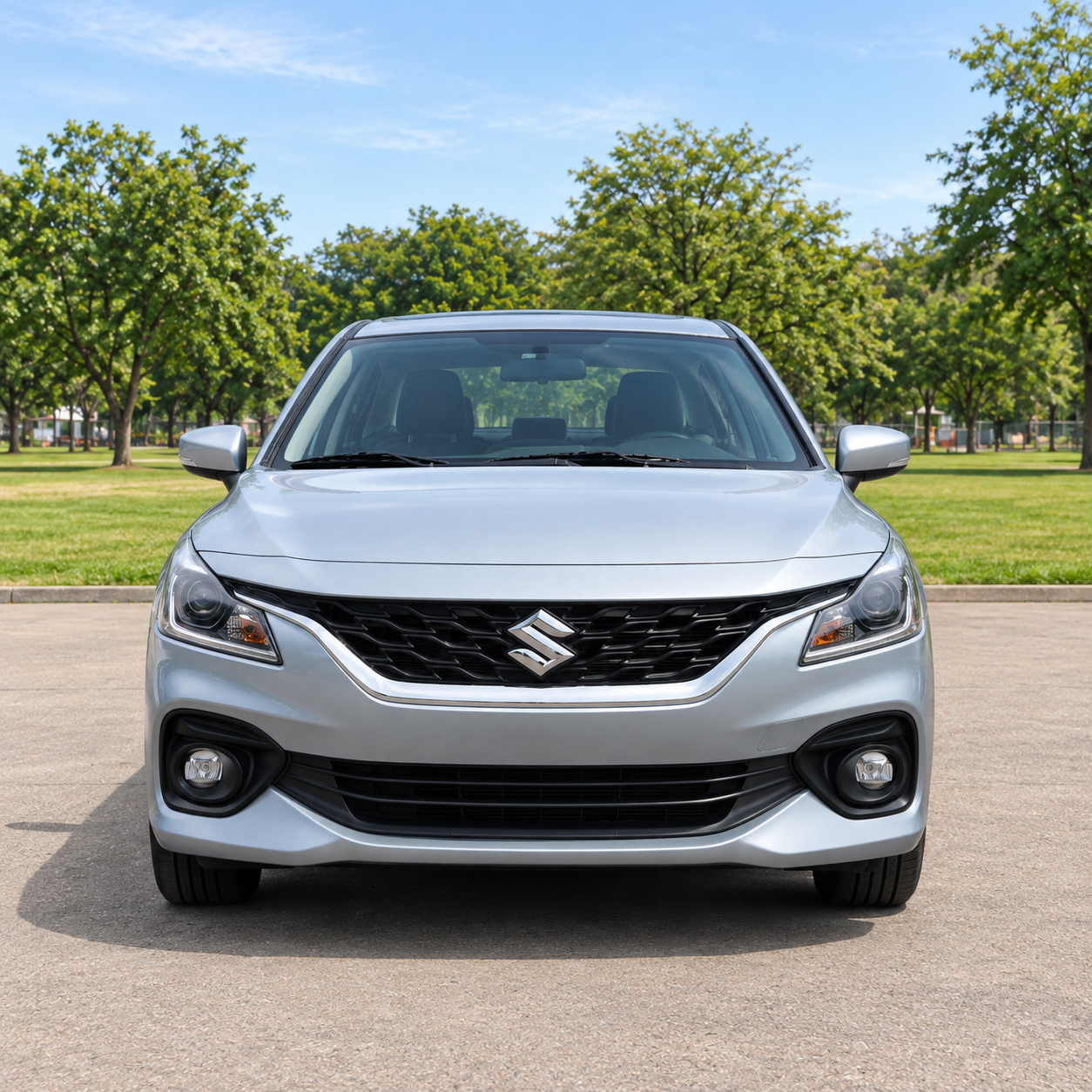 Vista frontal del Suzuki Baleno