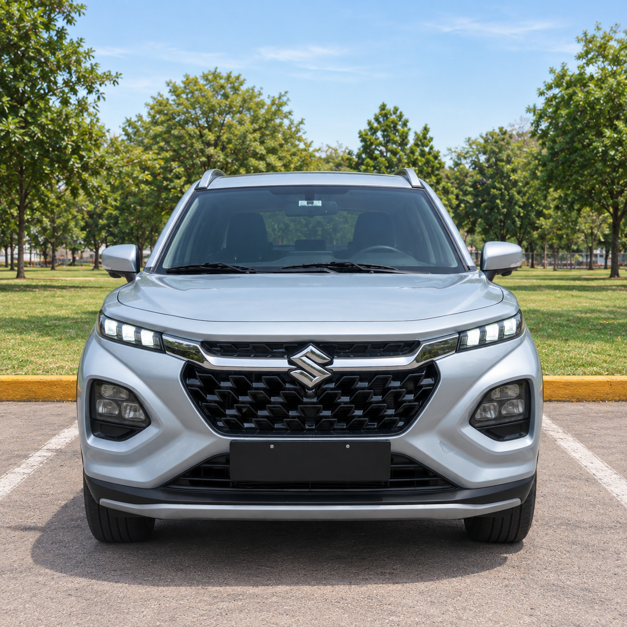 Vista frontal del Suzuki Fronx
