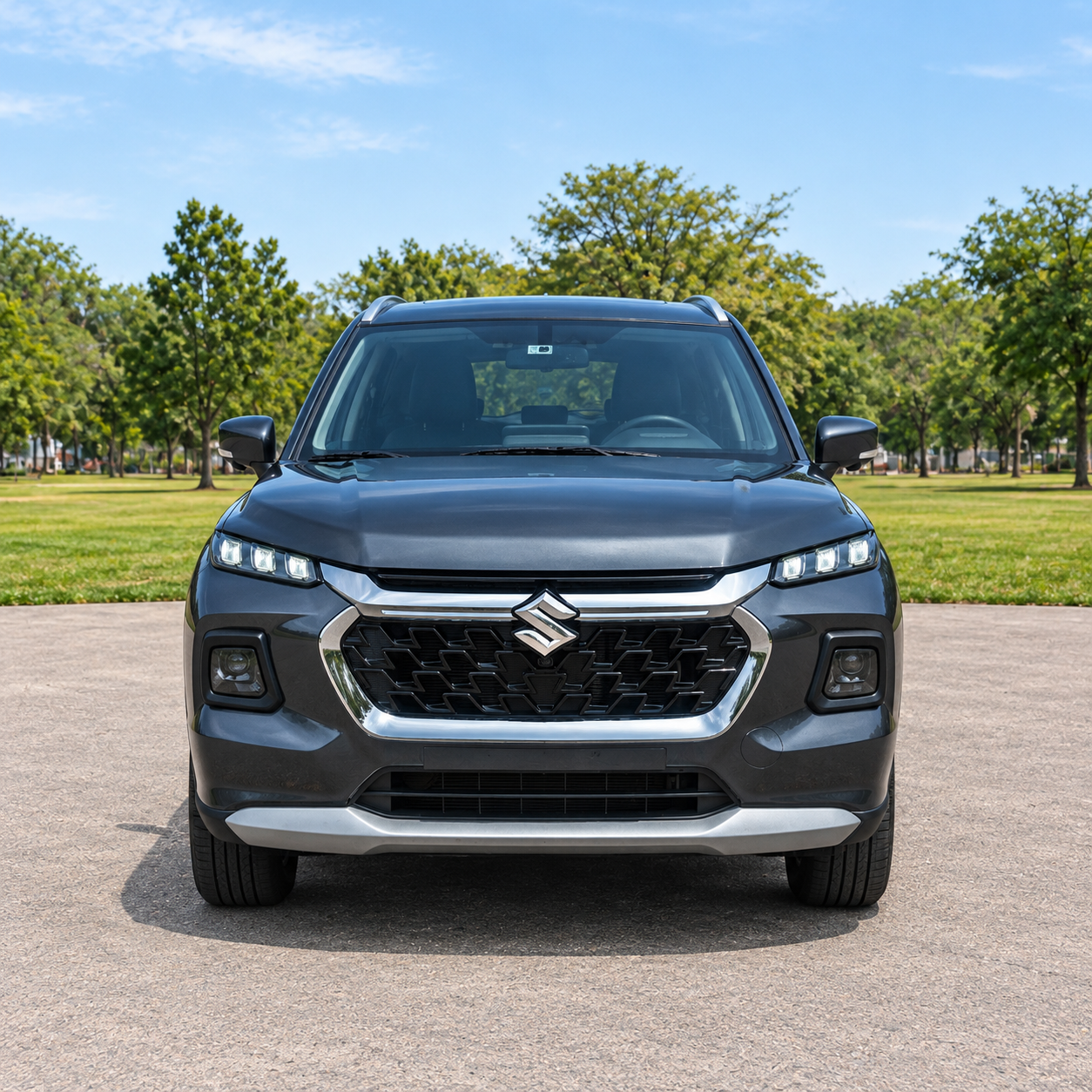 Vista frontal del Suzuki Grand Vitara